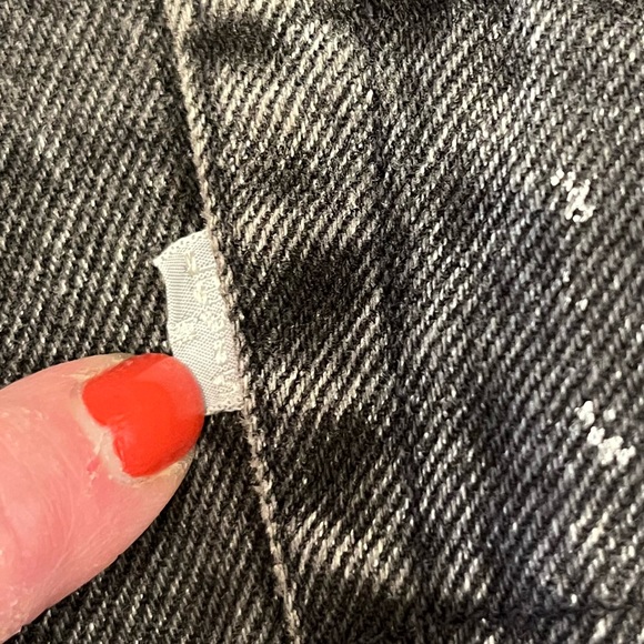 Vintage 80’s Levi’s Silver Tab Black Acid Wash 550 Jeans 38x27 Distressed Patina - Picture 10 of 16